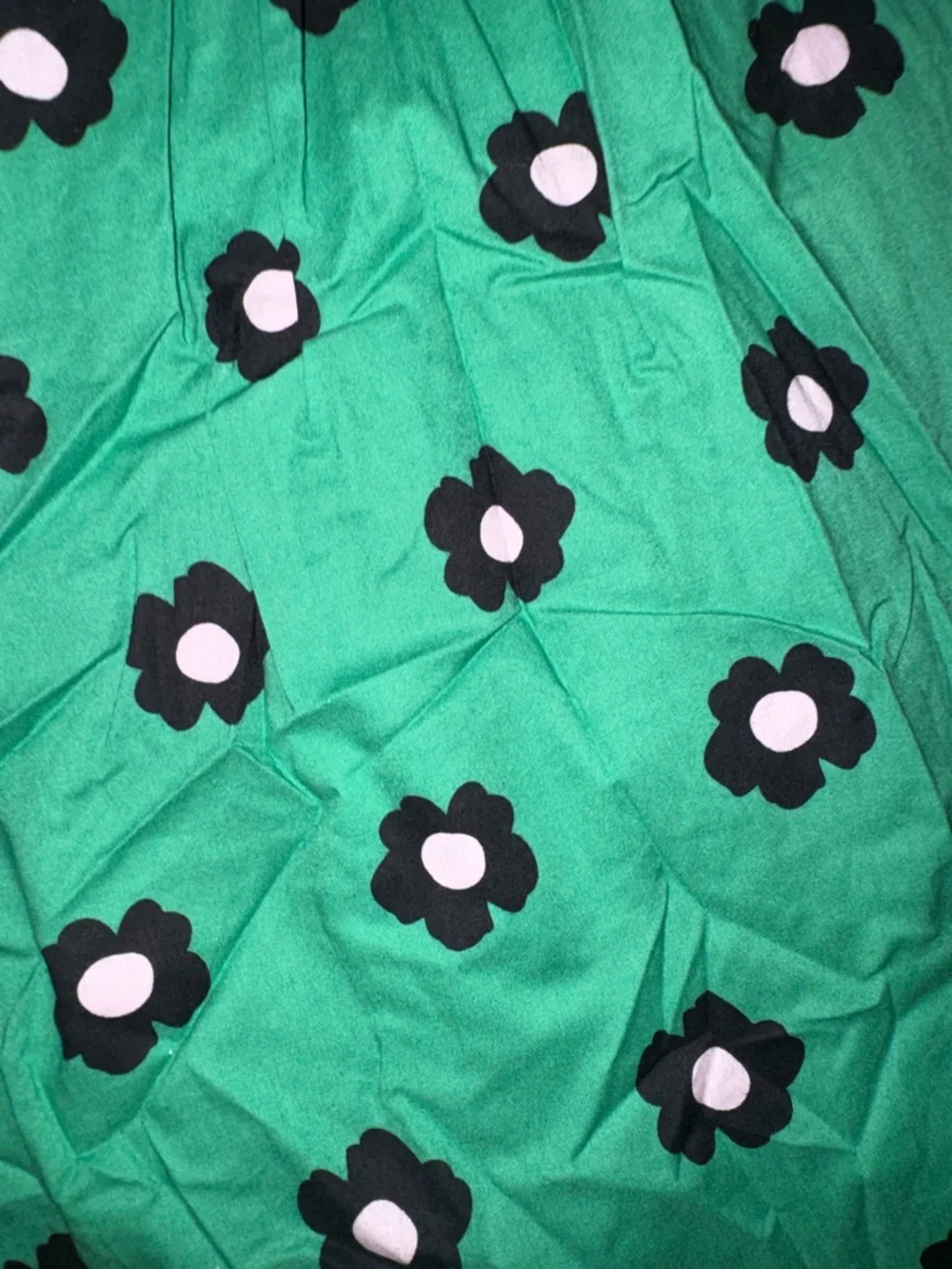 Tulip B Tea Collection Green Floral Sleeveless Fit-and-Flare Dress - Picture 2 of 2